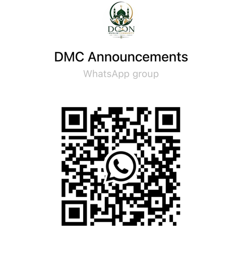 QR code to join the DMC Announcements WhatsApp group